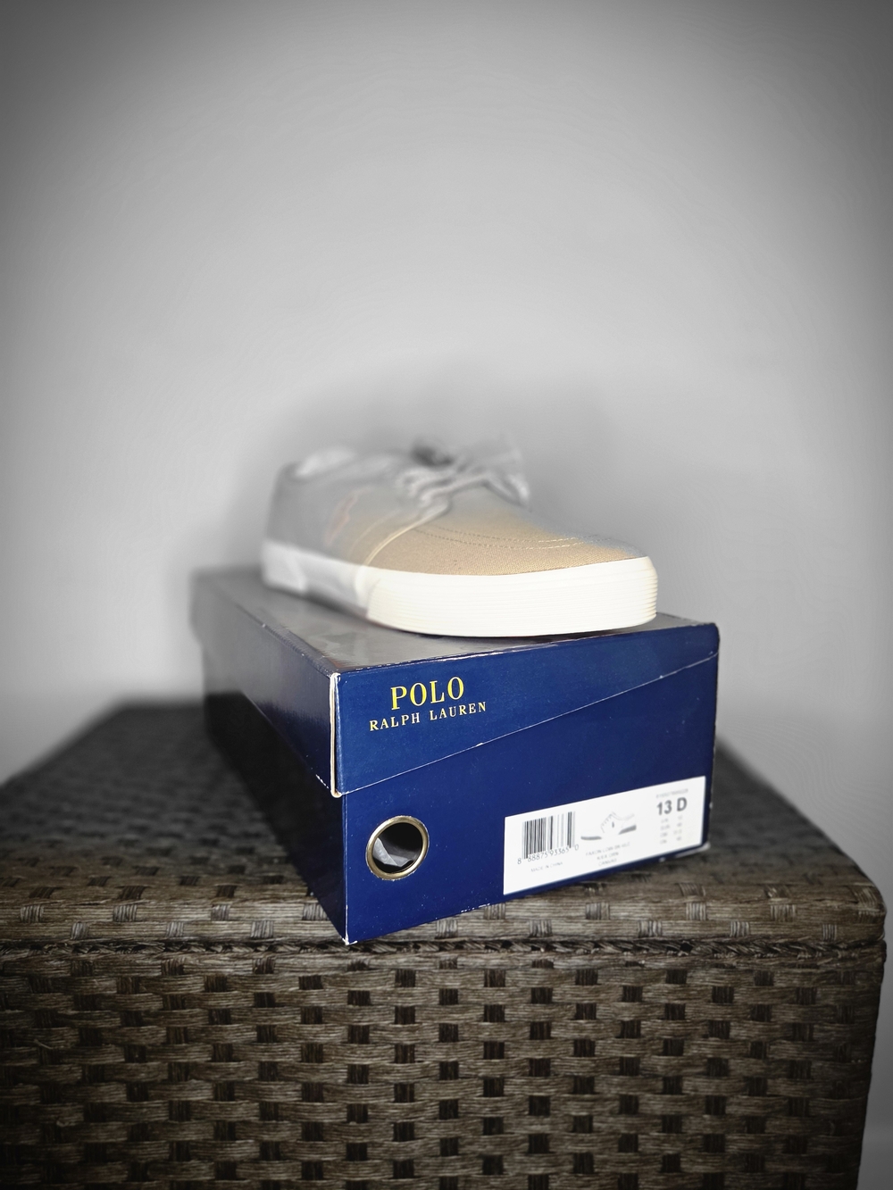 Polo by Ralph Lauren Tan Canvas Slip-On Sneaker